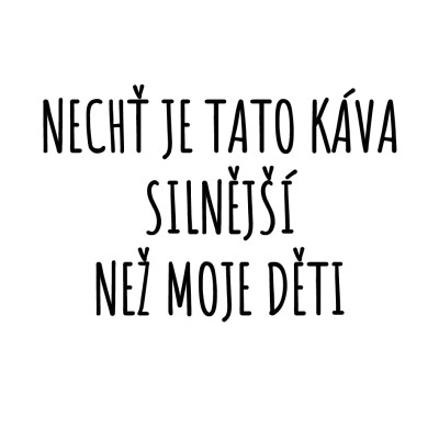 Termohrnek nerez Silný kafe 450ml