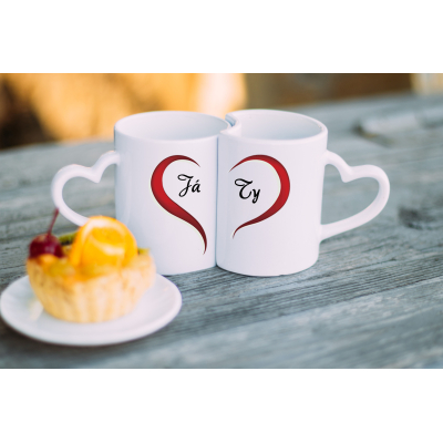 Hrníček pro páry Já Ty SRDCE 260ml