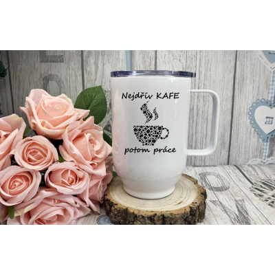 Termohrnek Nejdřív kafe 470ml