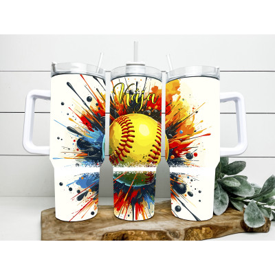 Cestovní termohrnek Softball 1