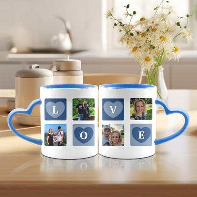 Hrnek modré ucho SRDCE Love 300ml