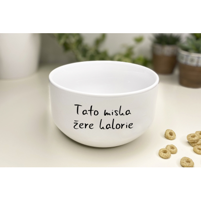 Snídaňová miska Žere kalorie