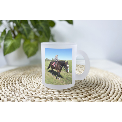 Hrnek matné sklo s vlastní fotkou