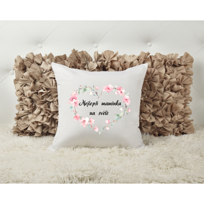 Polštářek s výplní Nejlepší maminka na světě -...