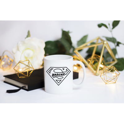 Keramický HRNEK Super brácha 300ml