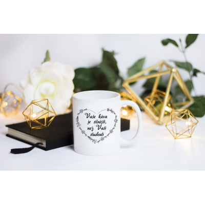 Keramický HRNEK Vaše káva je silnější než Vaši studenti 300ml