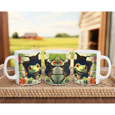 Hrnek 3D motiv Žába