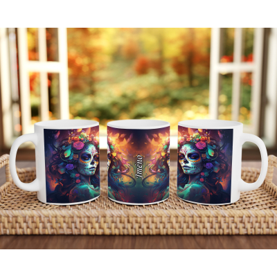 Hrnek 3D motiv Dívka